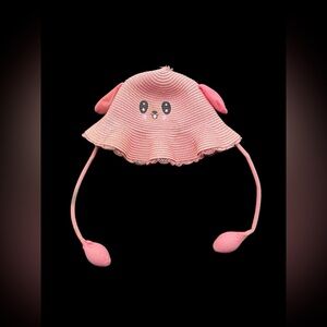 ✨Pink Paper Animal hat with ears and Tails✨